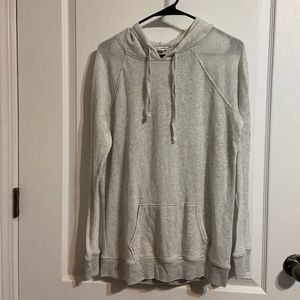 American Eagle Outfitters Heather Light Gray Hoodie, Size Small